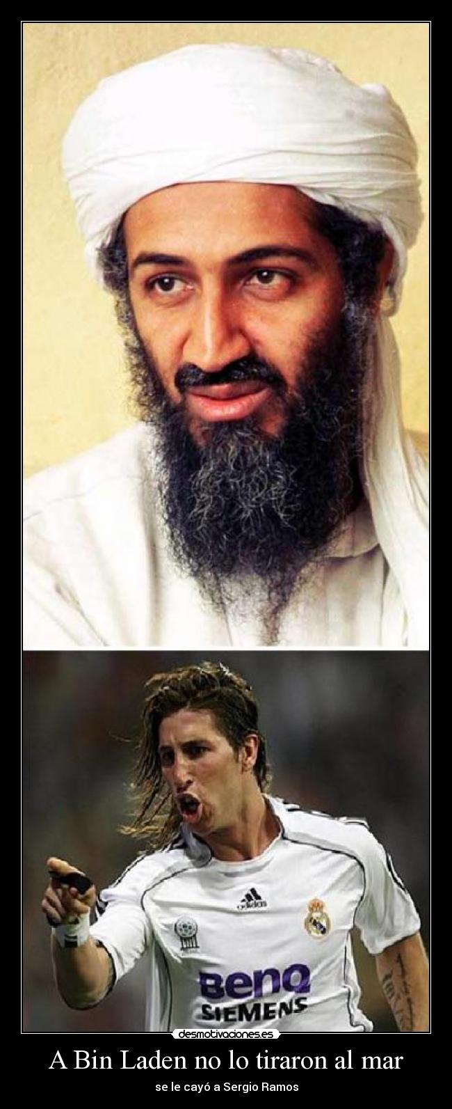 A Bin Laden no lo tiraron al mar - se le cayó a Sergio Ramos