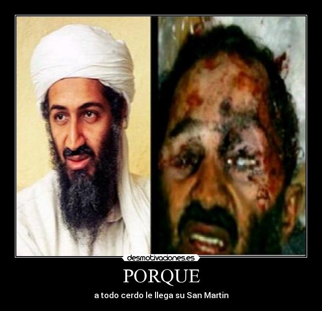 PORQUE - a todo cerdo le llega su San Martin