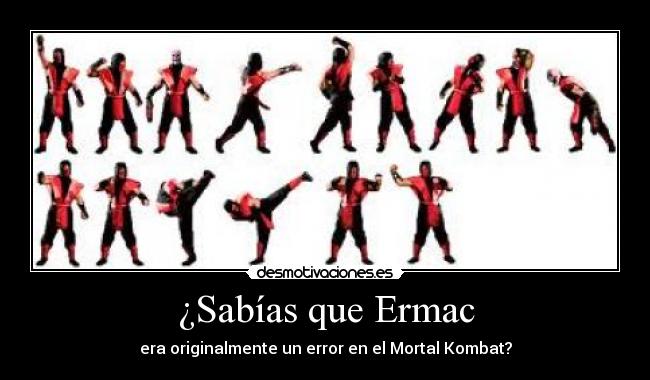 ¿Sabías que Ermac - 