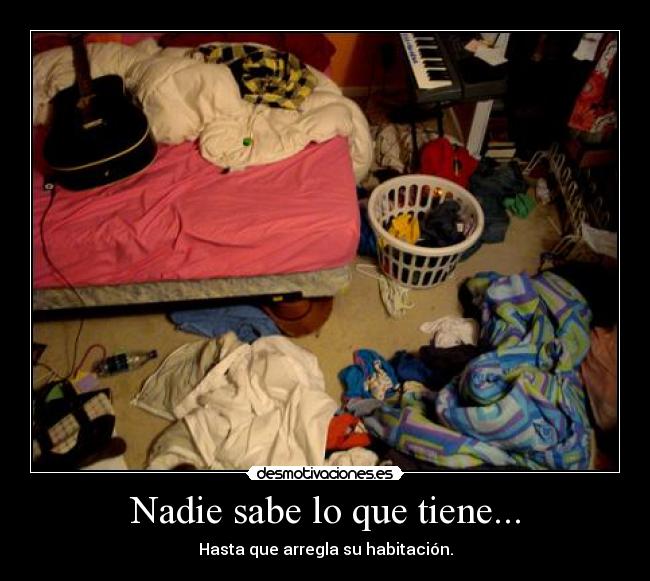 Nadie sabe lo que tiene... - 