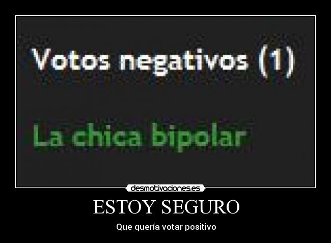 ESTOY SEGURO -