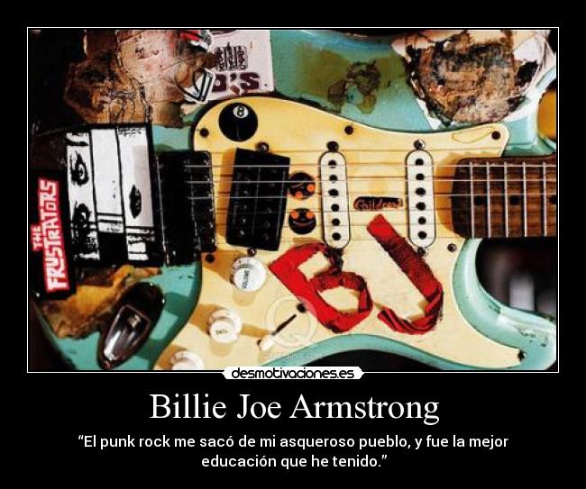 carteles billie joe armstrong green day punk rock desmotivaciones