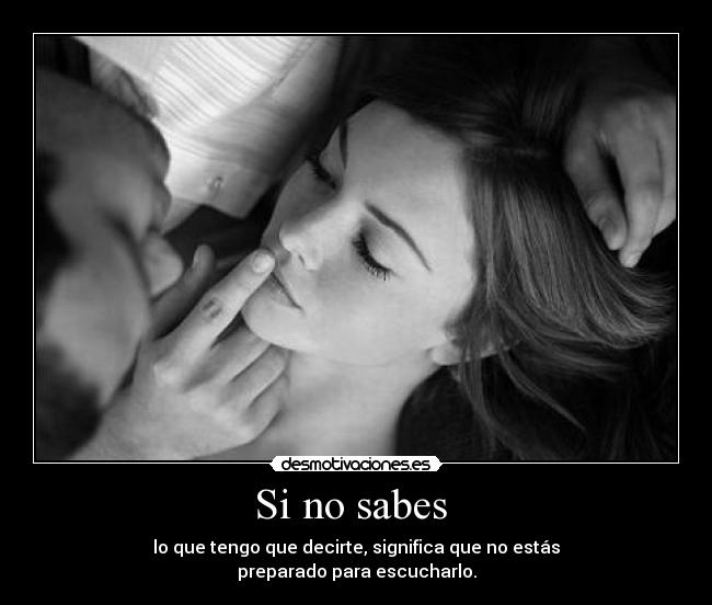 Si no sabes  - 