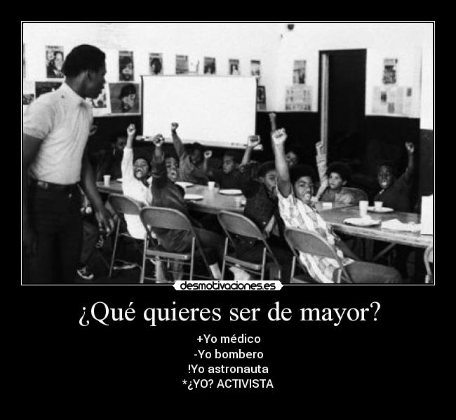 ¿Qué quieres ser de mayor? -