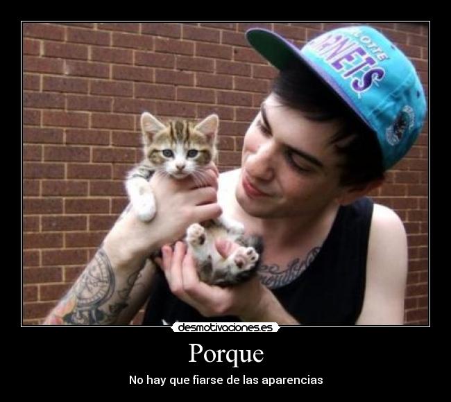 Porque - No hay que fiarse de las aparencias