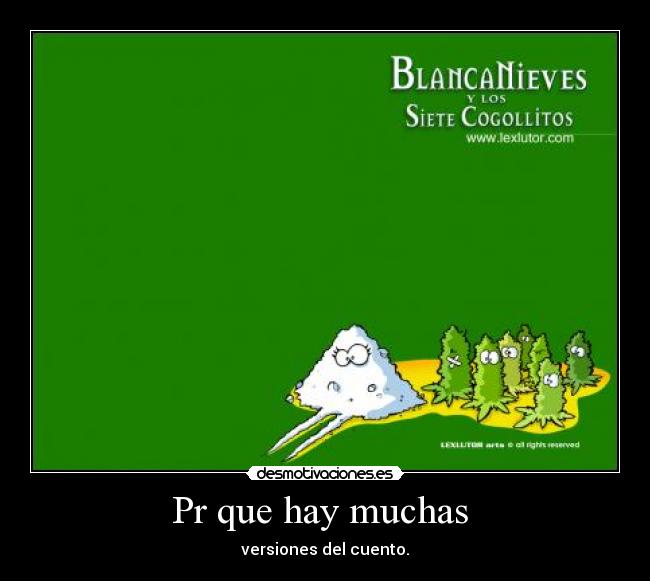 Pr que hay muchas -