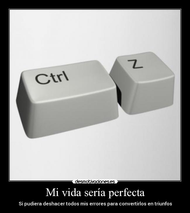 Mi vida sería perfecta -