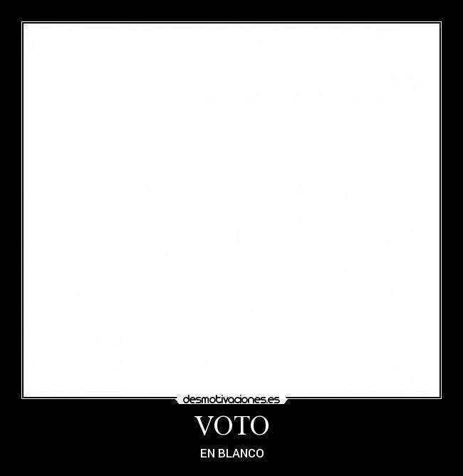 VOTO - EN BLANCO