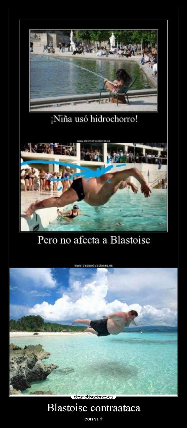 Blastoise contraataca -