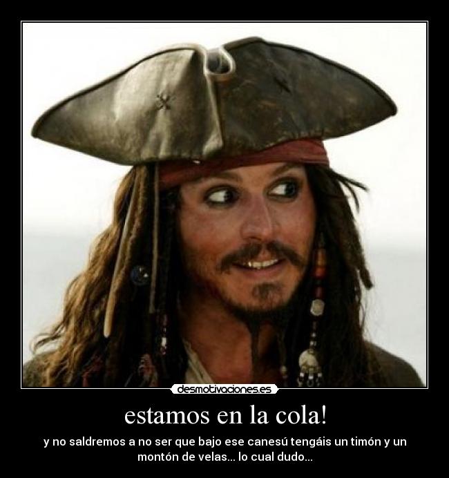 estamos en la cola! -