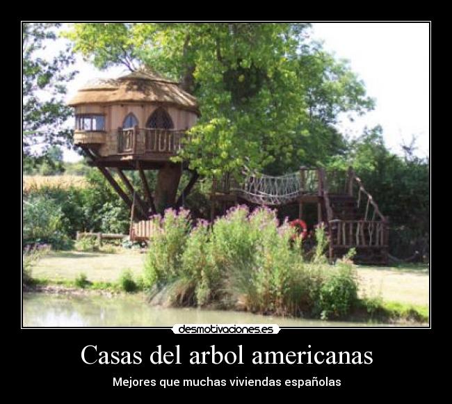 Casas del arbol americanas - Mejores que muchas viviendas españolas