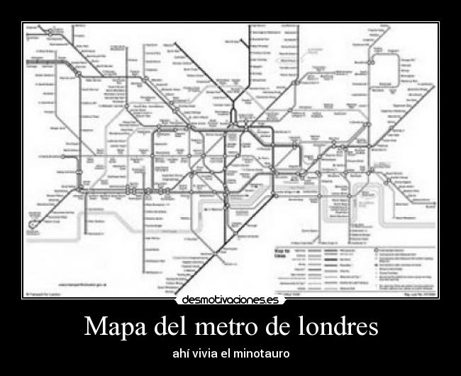 Mapa del metro de londres - 