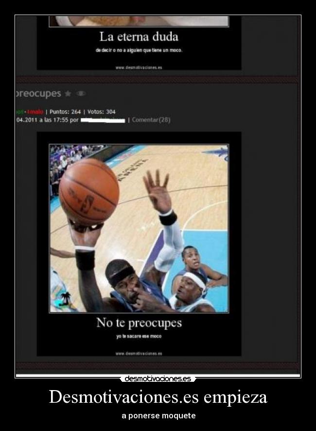 Desmotivaciones.es empieza - a ponerse moquete