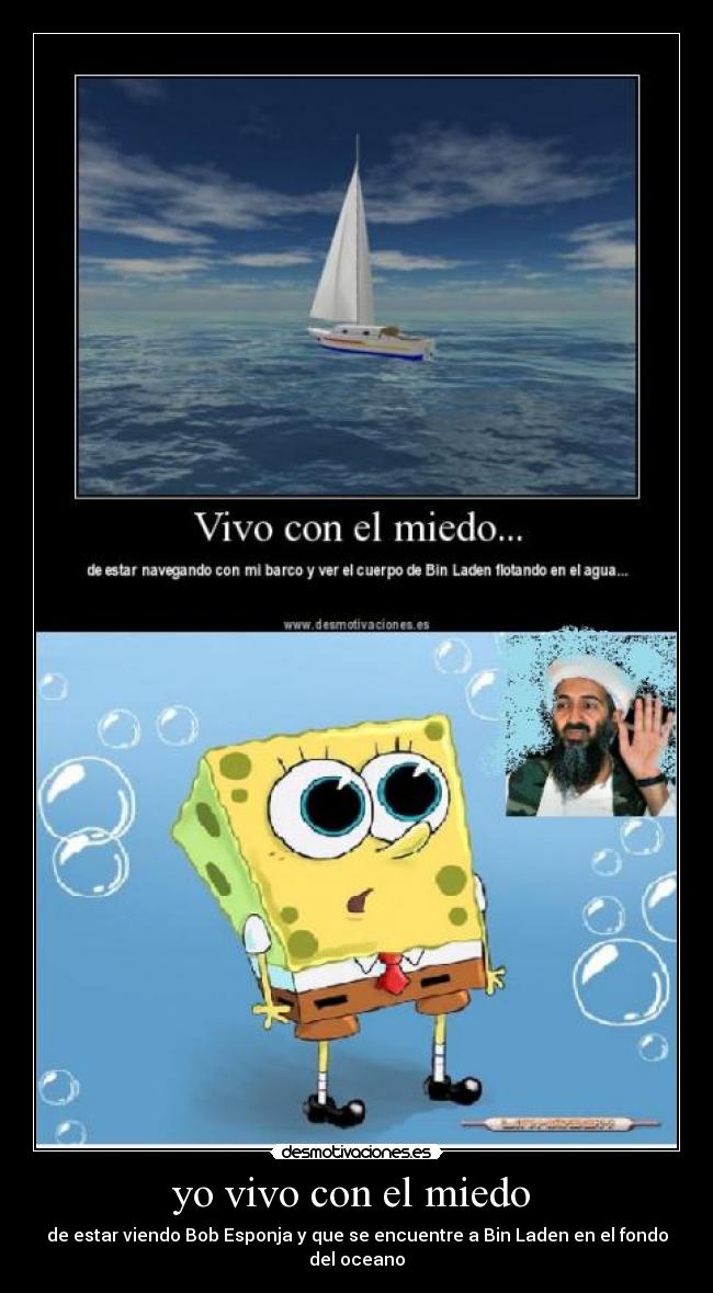 yo vivo con el miedo -