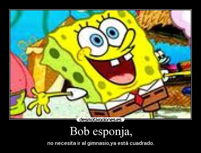 Bob esponja, - 