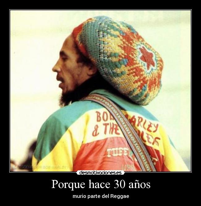 Porque hace 30 años -