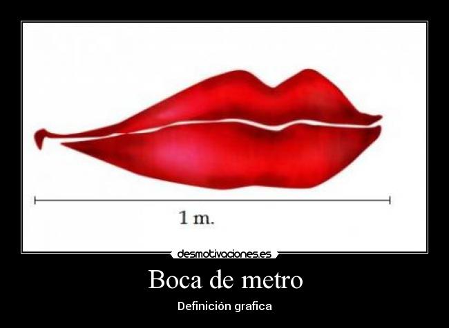 Boca de metro - Definición grafica