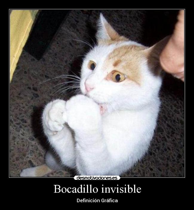 Bocadillo invisible - Definición Gráfica