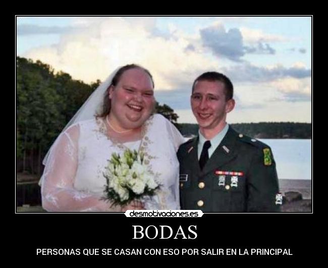 BODAS - PERSONAS QUE SE CASAN CON ESO POR SALIR EN LA PRINCIPAL