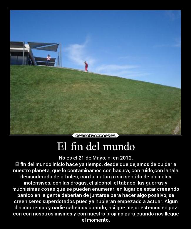 El fin del mundo - 