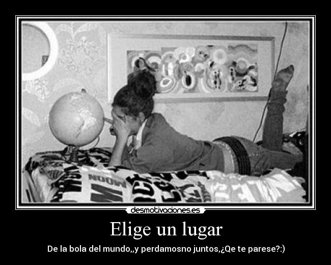 Elige un lugar -
