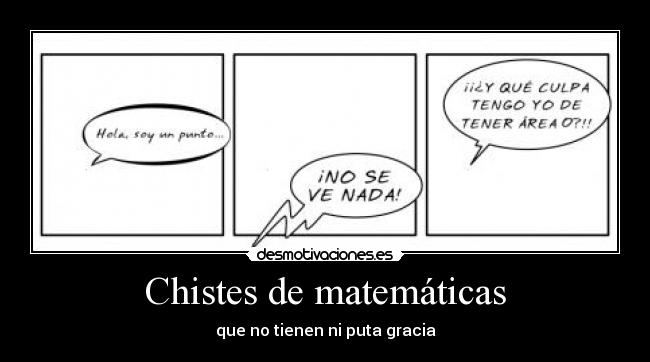 Chistes de matemáticas -