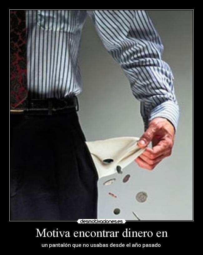Motiva encontrar dinero en - 