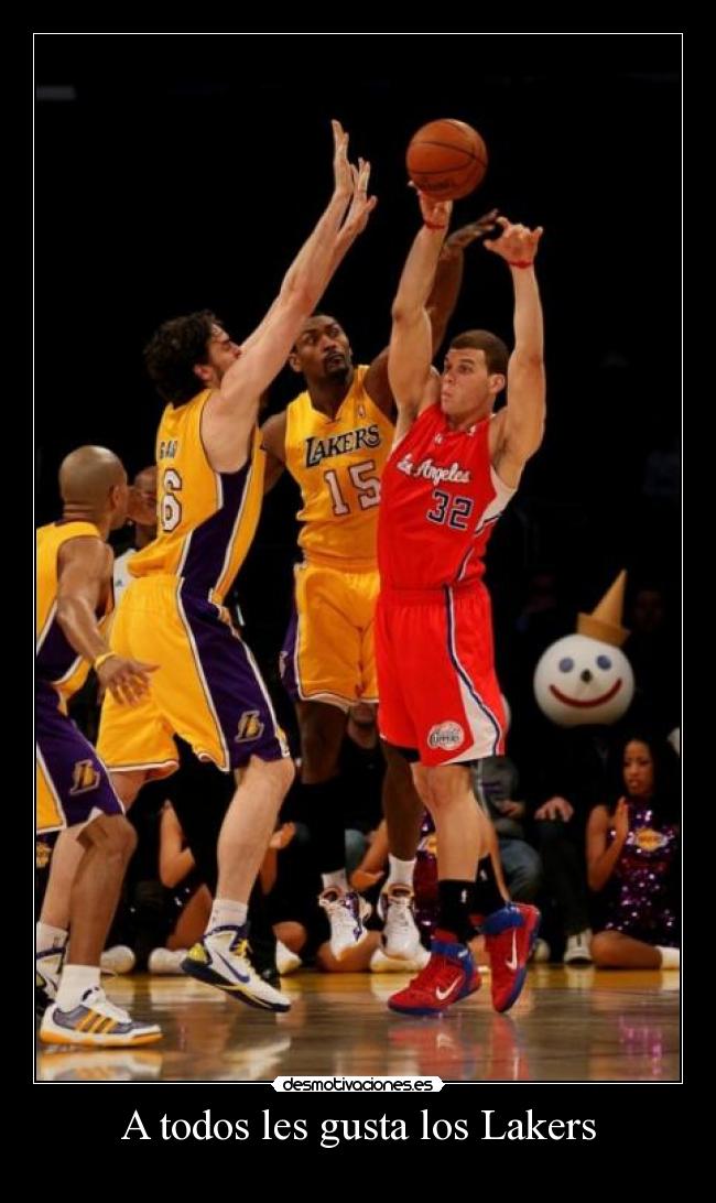A todos les gusta los Lakers -
