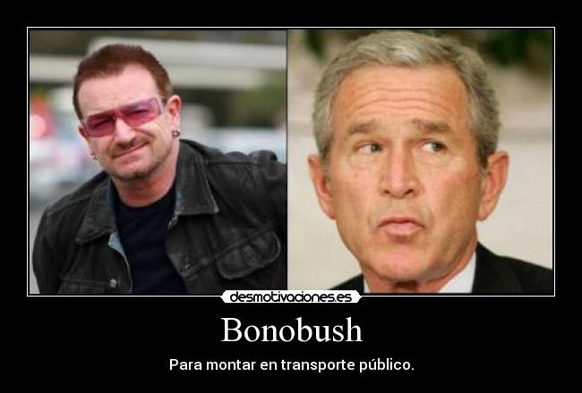 Bonobush - Para montar en transporte público.