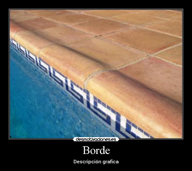 Borde - Descripción grafica
