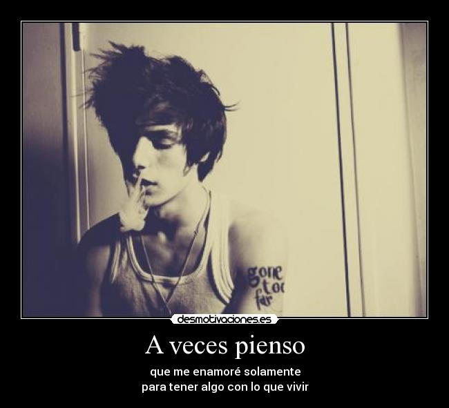A veces pienso -