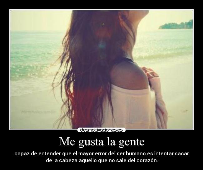 Me gusta la gente -