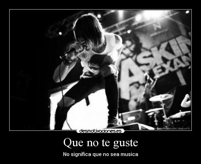 carteles asking alexandria musica post-hardcore metal desmotivaciones