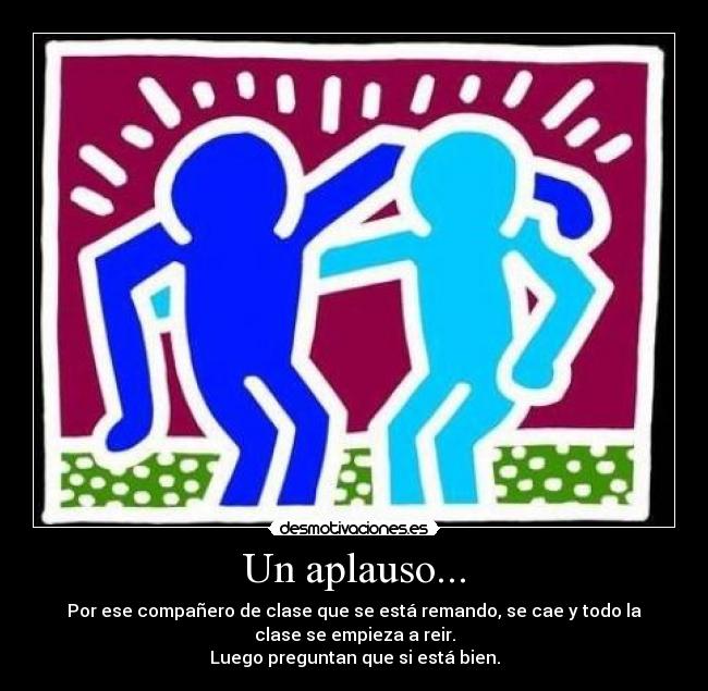 carteles aplauso desmotivaciones