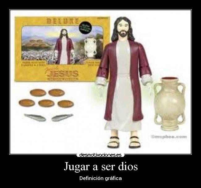 Jugar a ser dios - Definición gráfica