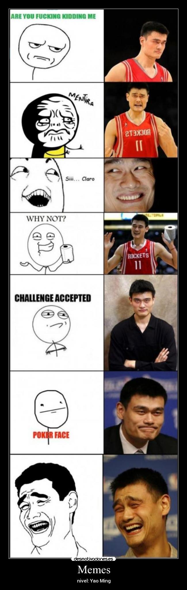 Memes - nivel: Yao Ming