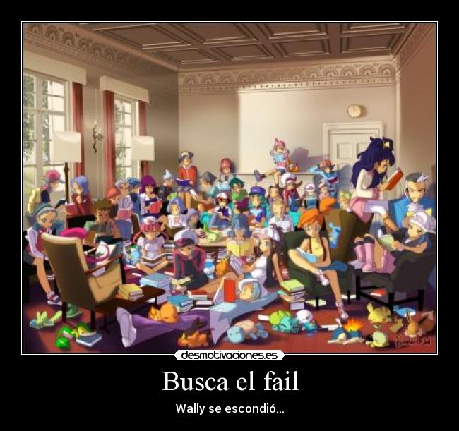 Busca el fail - Wally se escondió...