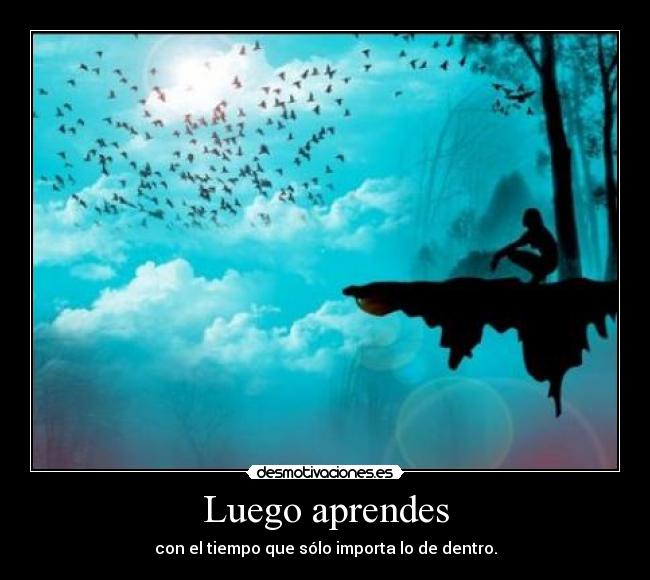 Luego aprendes -