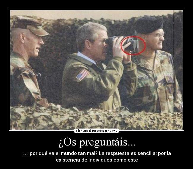 carteles bush desmotivaciones