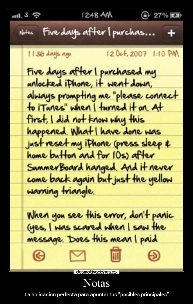 Notas - La aplicación perfecta para apuntar tus posibles principales