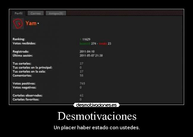 carteles desmotivaciones yam despedida desmotivaciones perfil yam desmotivaciones