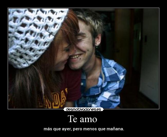 Te amo -