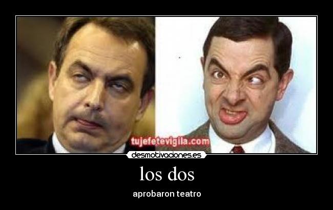 los dos - aprobaron teatro