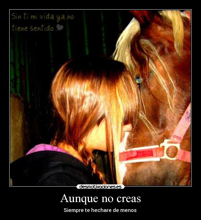 Aunque no creas -