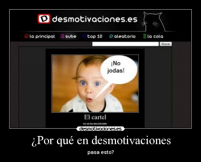 ¿Por qué en desmotivaciones - 