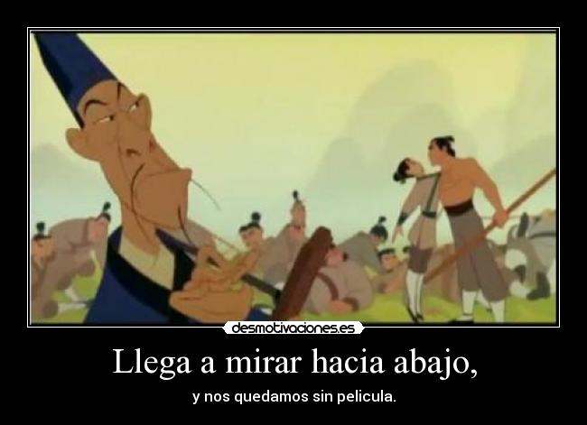 carteles mulan desmotivaciones