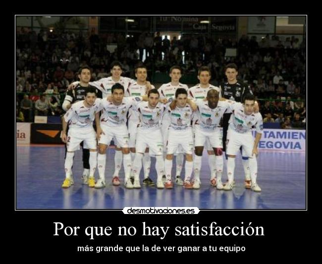 Por que no hay satisfacción -