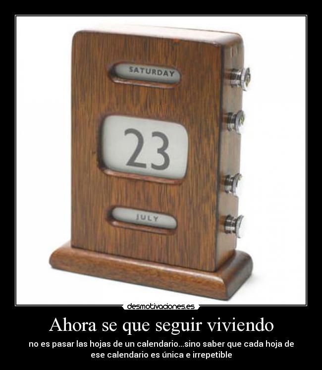 Ahora se que seguir viviendo -