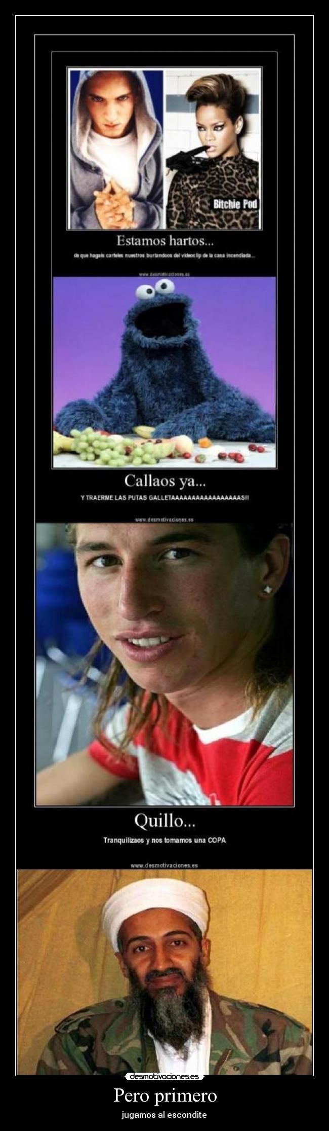 Pero primero - jugamos al escondite