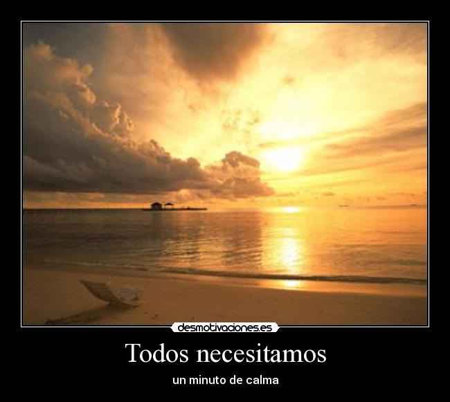 Todos necesitamos -